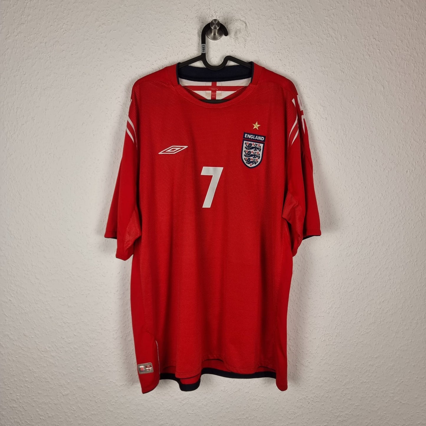 Trikot - England - David Beckham - 2004 - XXL - Auswärts