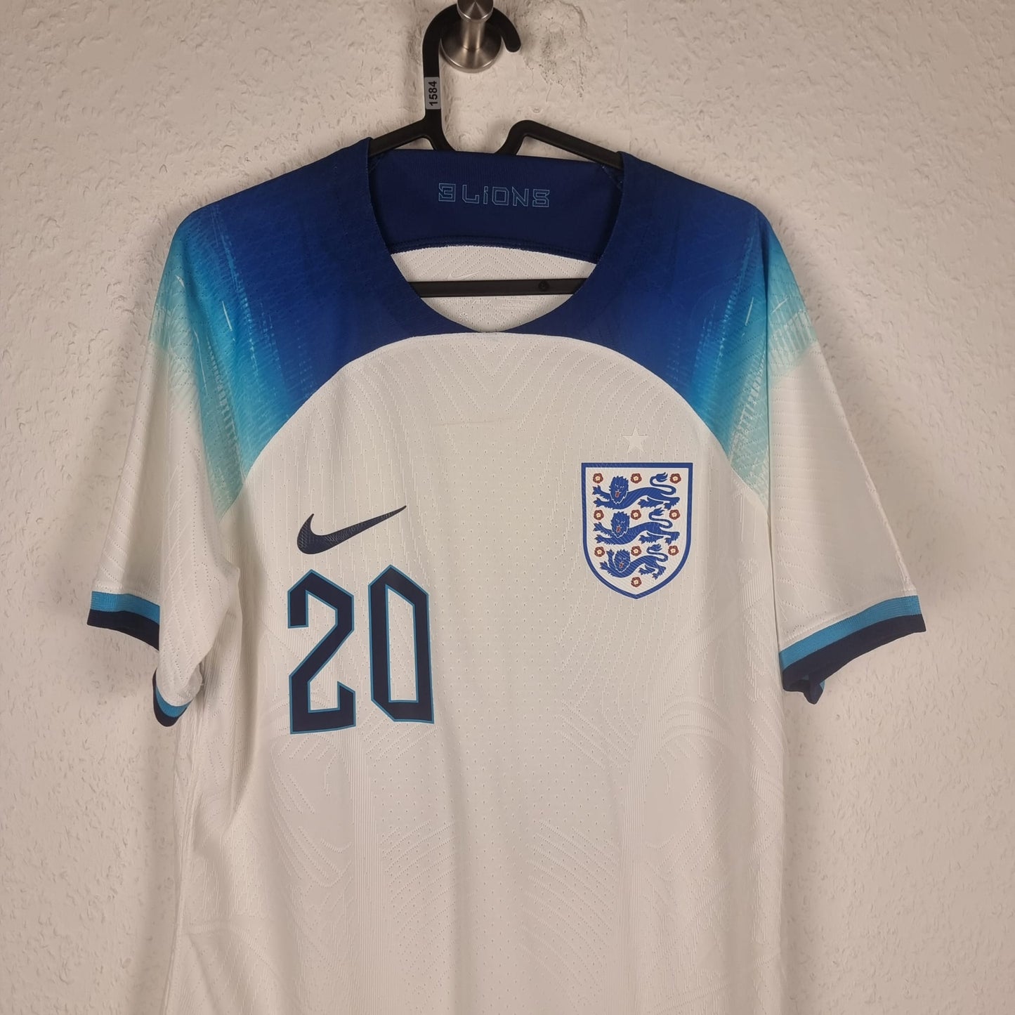 Jersey - England - Phil Foden - 2022 - L - Home - Player Issue
