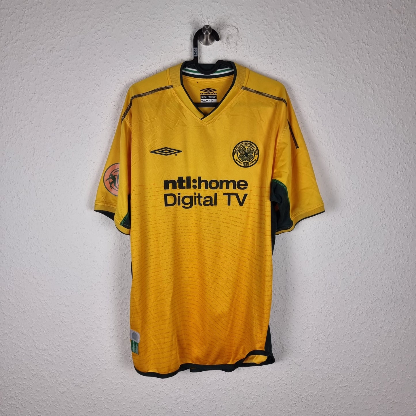 Jersey - Celtic Glasgow - Henrik Larsson - 2002/2003 - L - Away