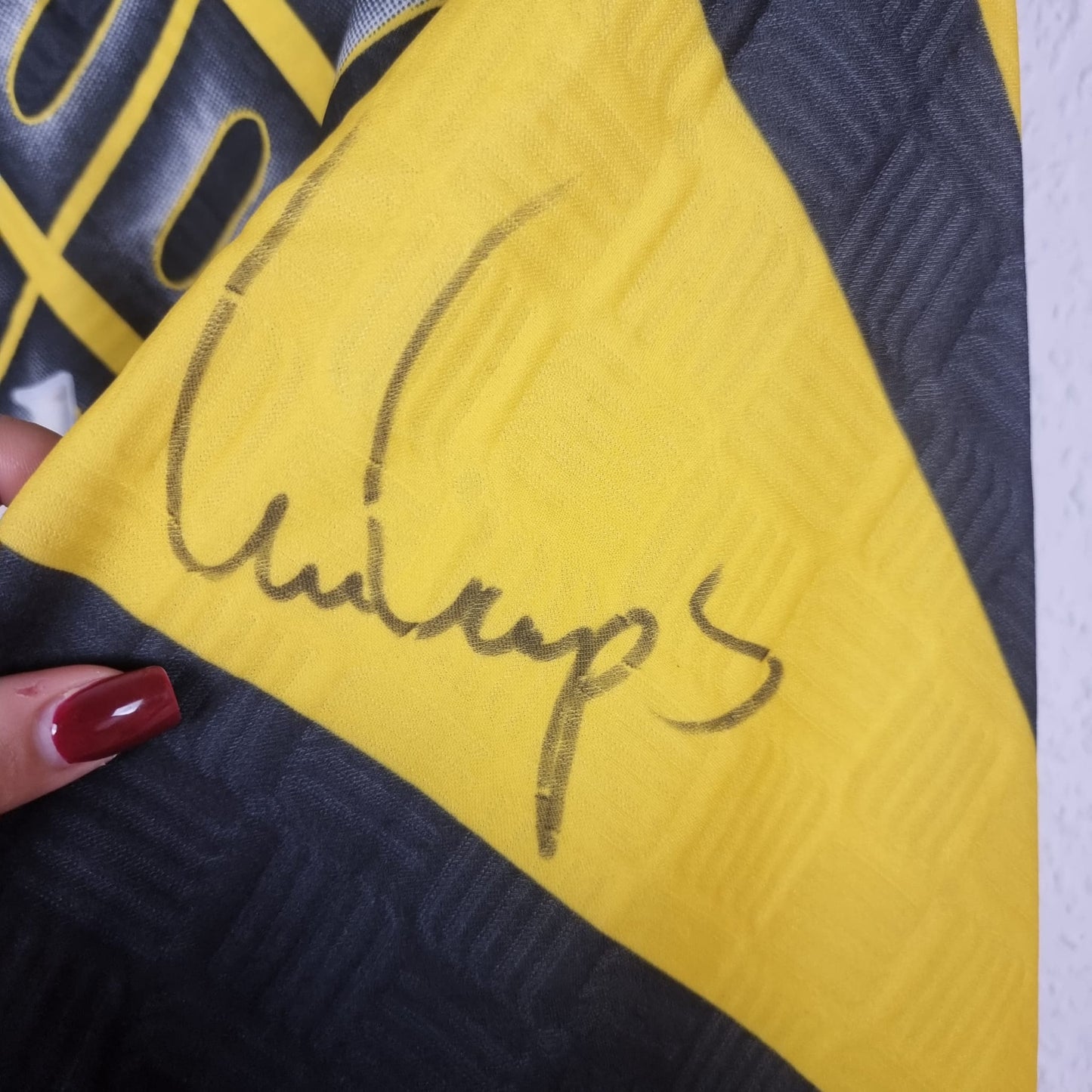 Goalkeeper Jersey - Borussia Mönchengladbach - Uwe Kamps - 1998/1999 - M - Home - Signed