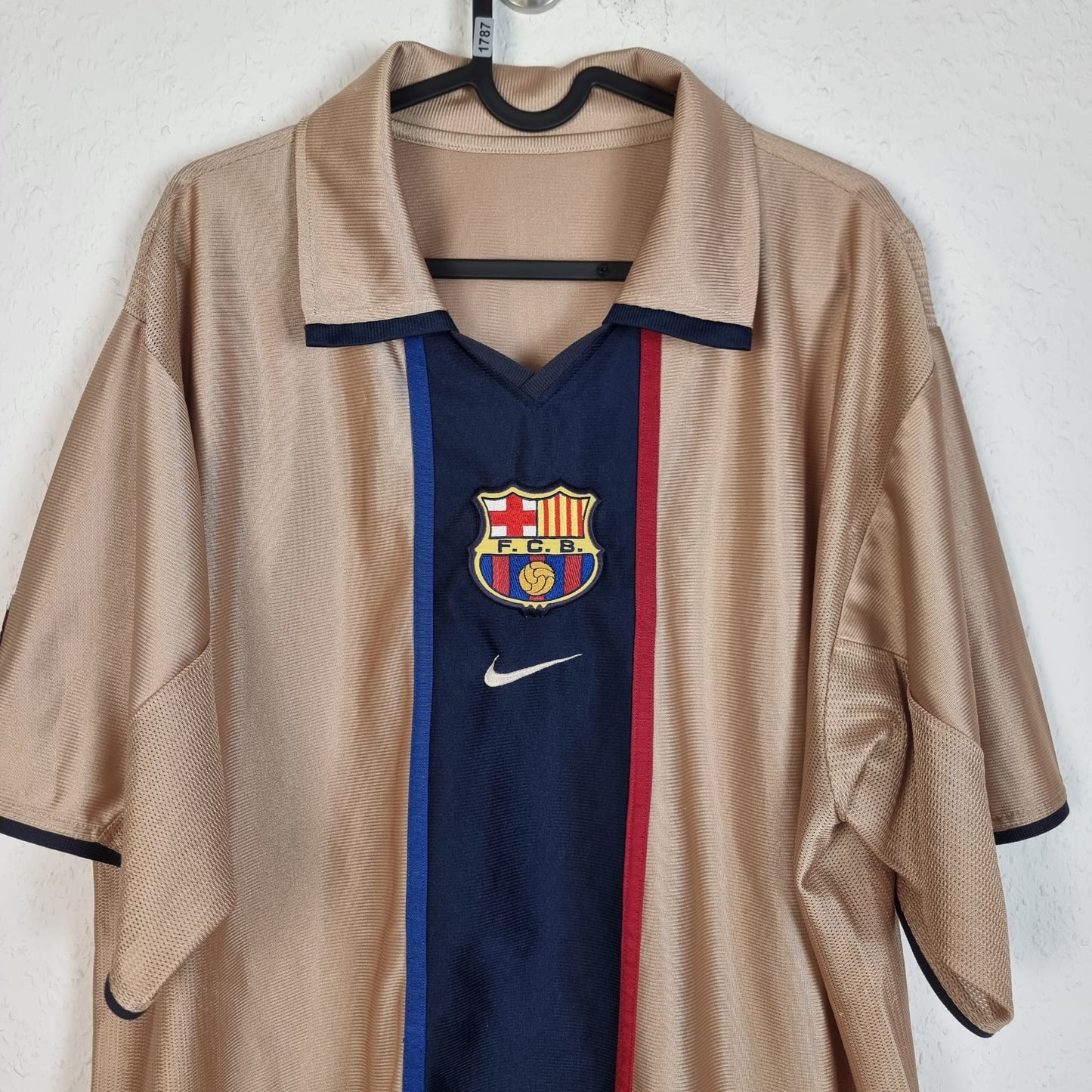 Trikot mit Hose - FC Barcelona - 2001/2002 - XL - Auswärts