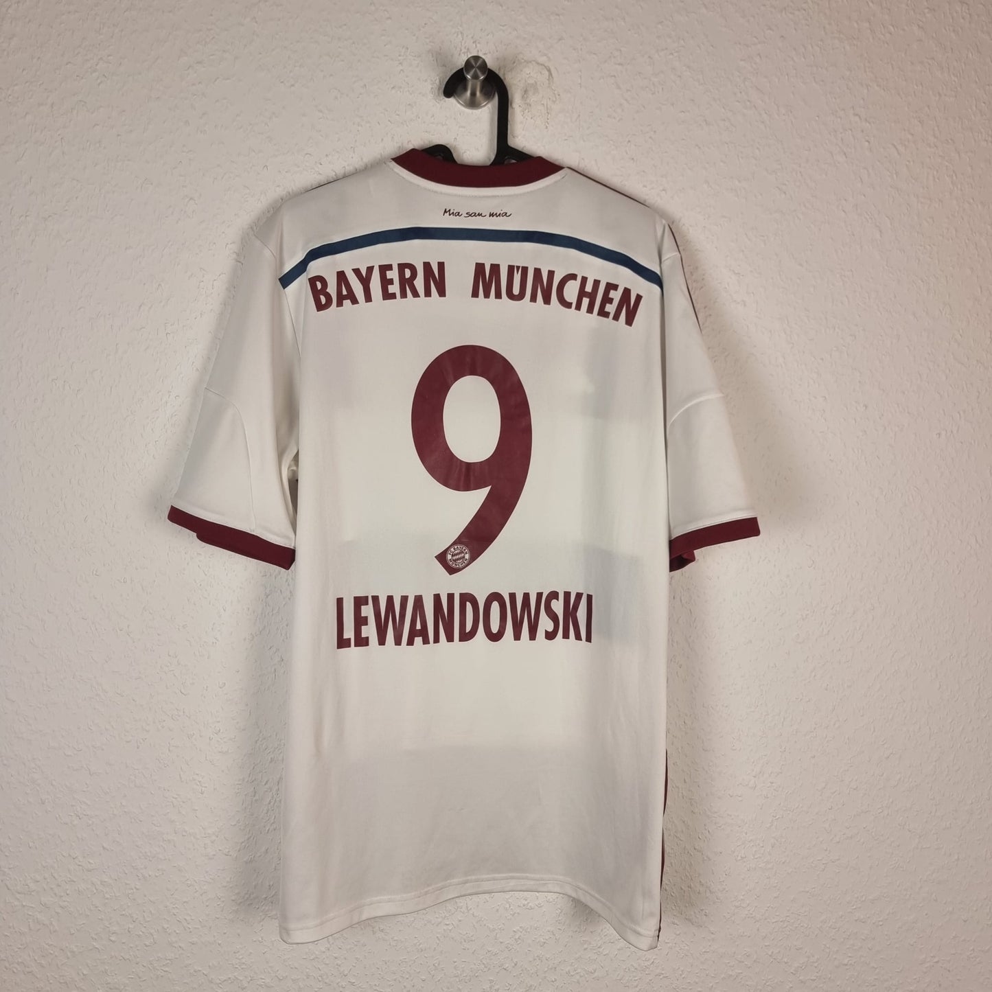 Trikot - FC Bayern München - Robert Lewandowski - 2014/2015 - M - Auswärts