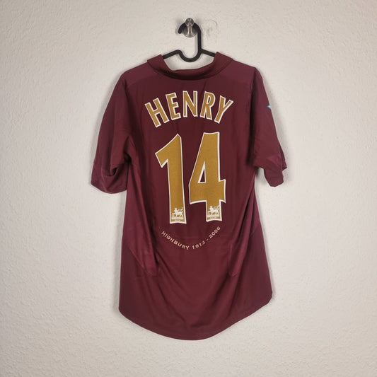 Trikot - Arsenal FC - Thierry Henry - 2005/2006 - S - Heim