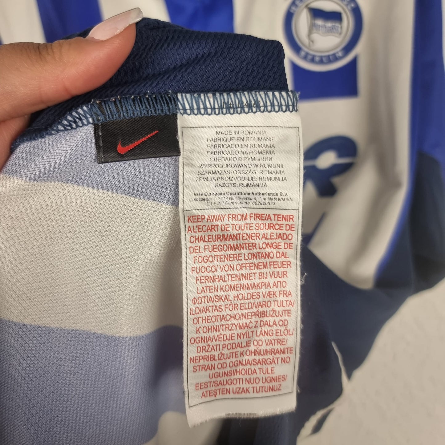 Trikot -Hertha BSC - Marcelinho - 2002/2003 - XL - Heim