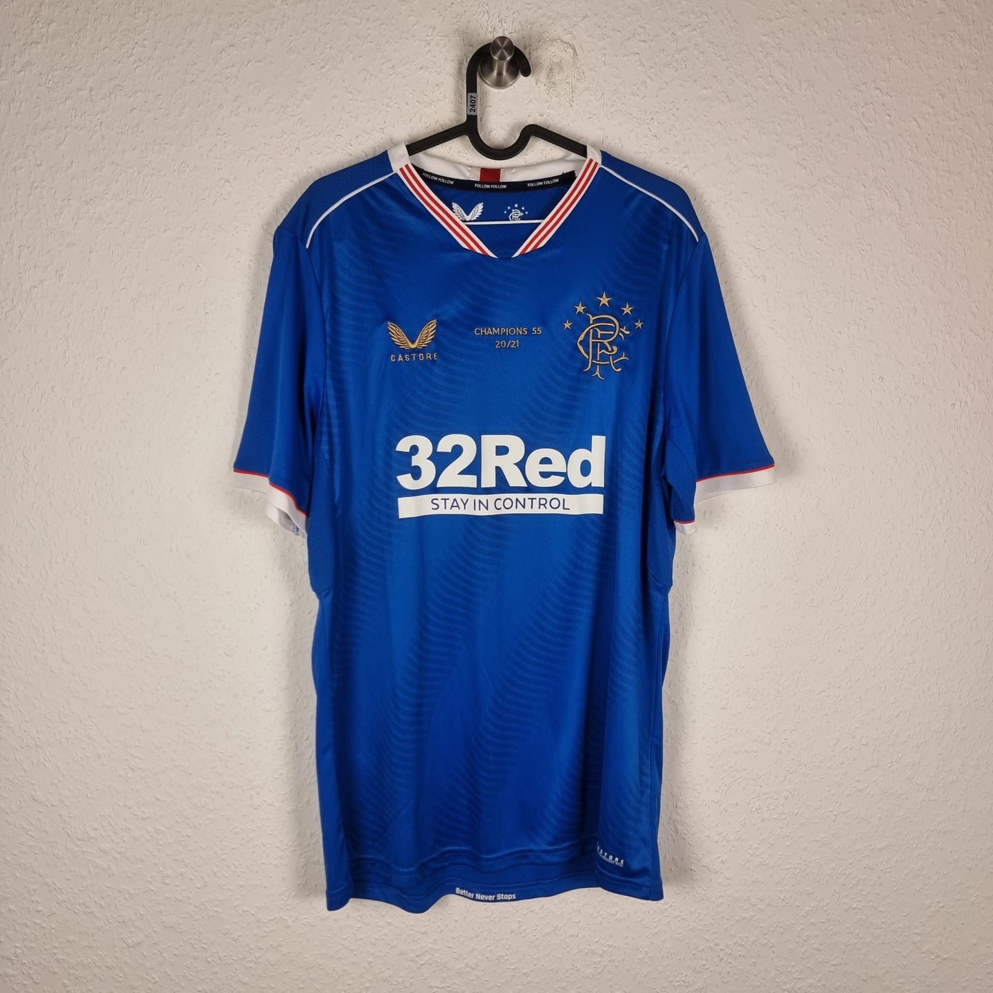 Trikot - Rangers FC - 2020/2021 - L - Heim