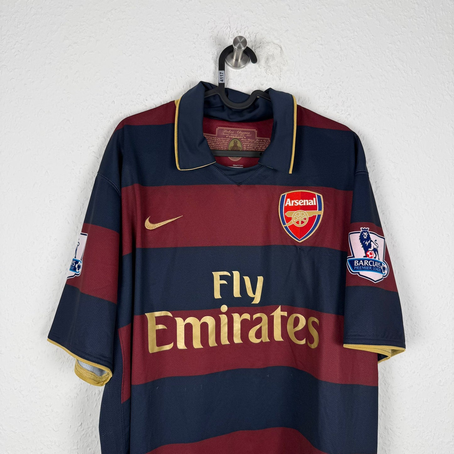 Trikot - FC Arsenal - Eduardo - 2007/2008 - XL - Drittes