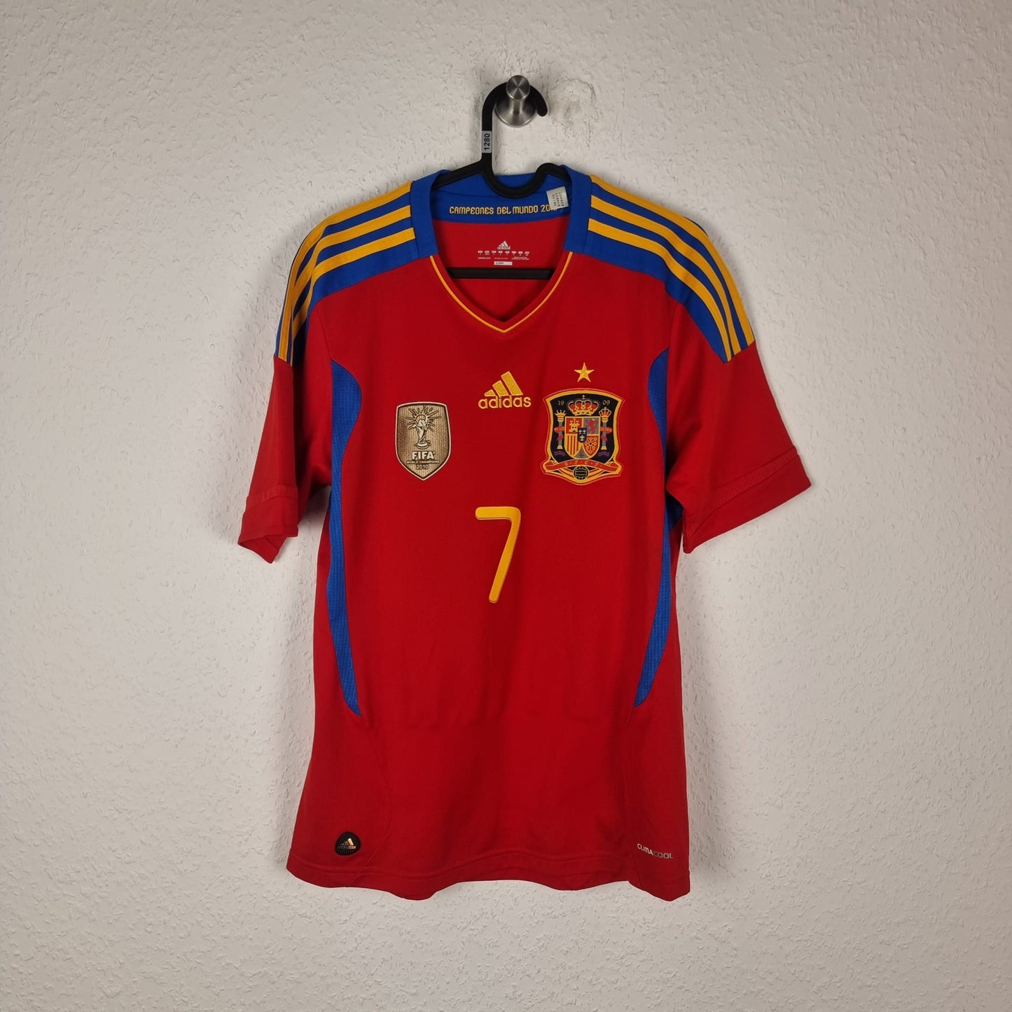 Jersey - Spain - David Villa - 2011 - S - Home