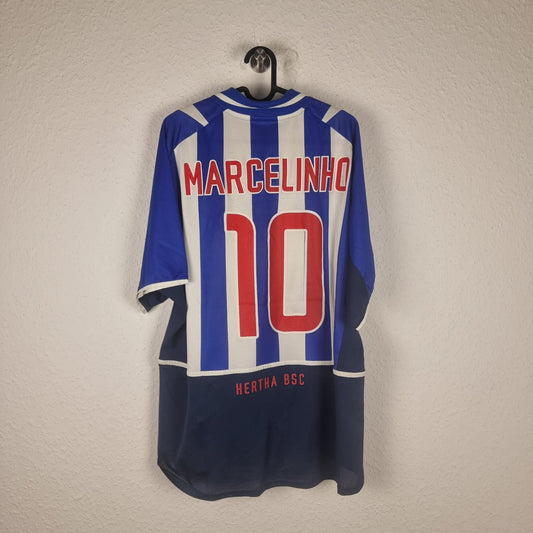 Trikot -Hertha BSC - Marcelinho - 2002/2003 - XL - Heim