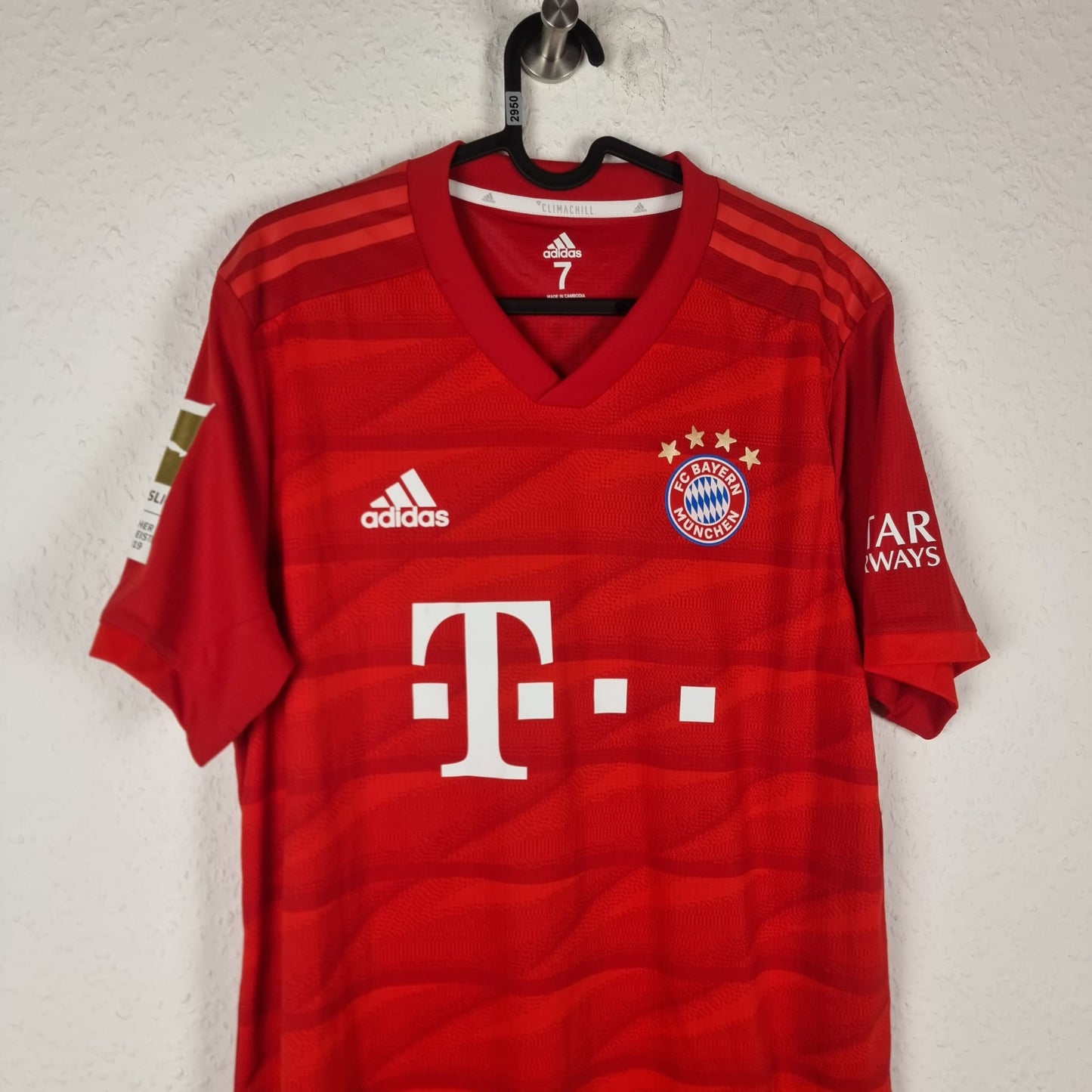 Trikot - FC Bayern München - Michaël Cuisance - 2019/2020 - Gr. 7 - Heim - Player Issue
