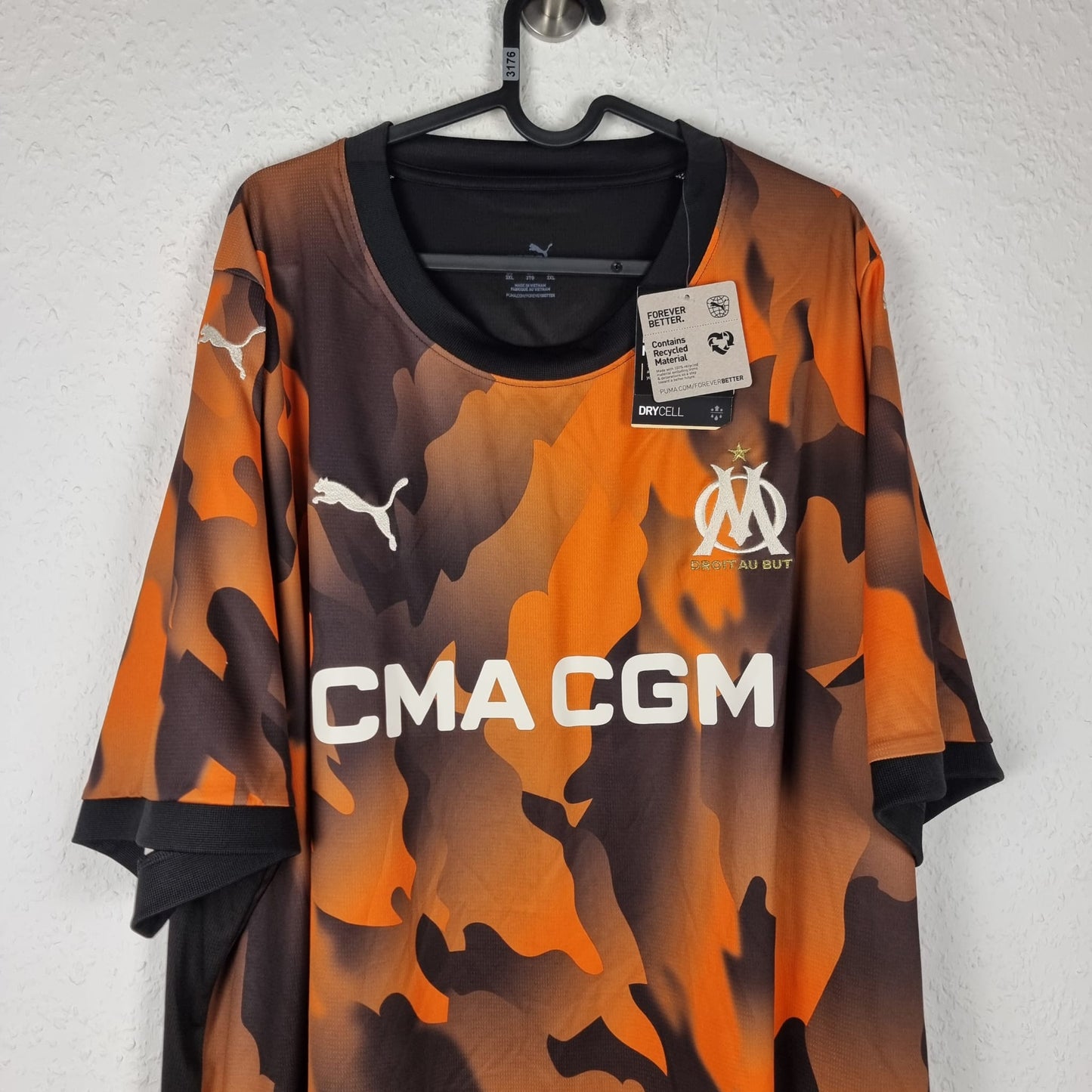 Trikot - Olympique Marseille - Aubameyang - 2023/2024 - 3XL - Drittes - Neu