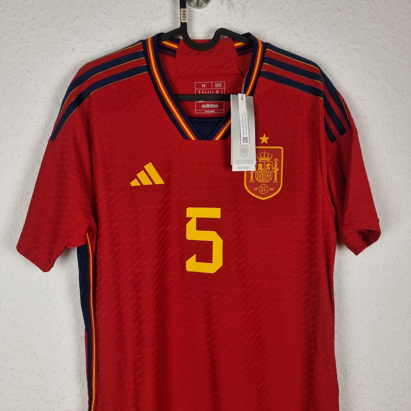 Jersey - Spain - Sergio Busquets - 2022 - M - New - Home