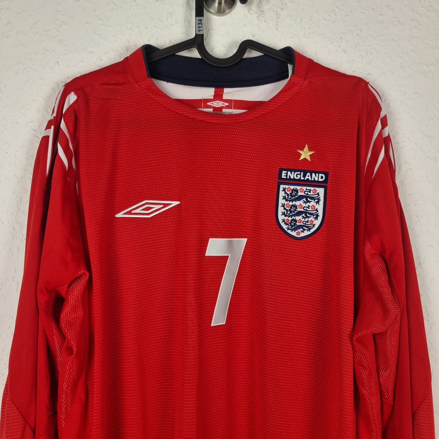 Trikot - England - David Beckham - 2004 - L - Auswärts