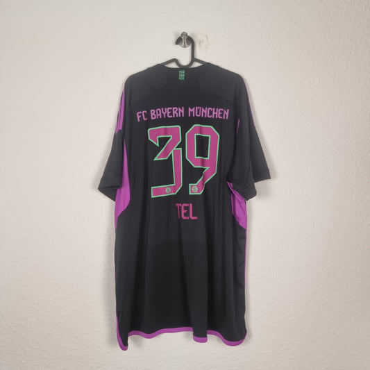 Trikot - FC Bayern München - Mathys Tel - 2023/2024 - XXXL - Auswärts