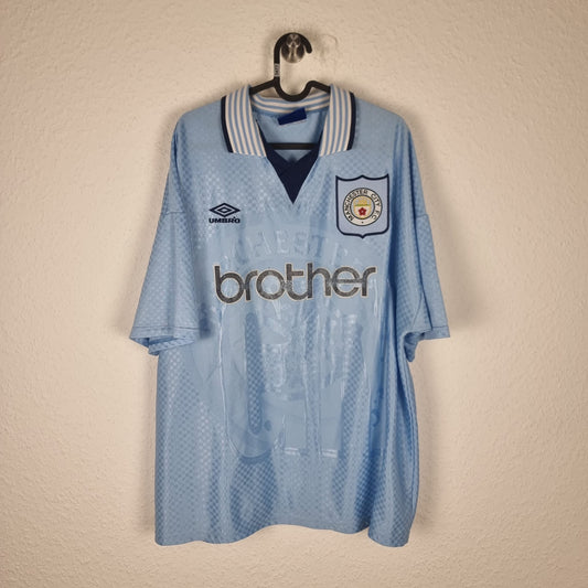 Trikot - Manchester City - 1995/1996 - XXL - Heim