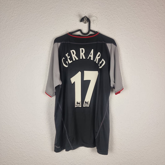 Trikot - Liverpool FC - Steven Gerrard - 2002/2003 - XL - Auswärts