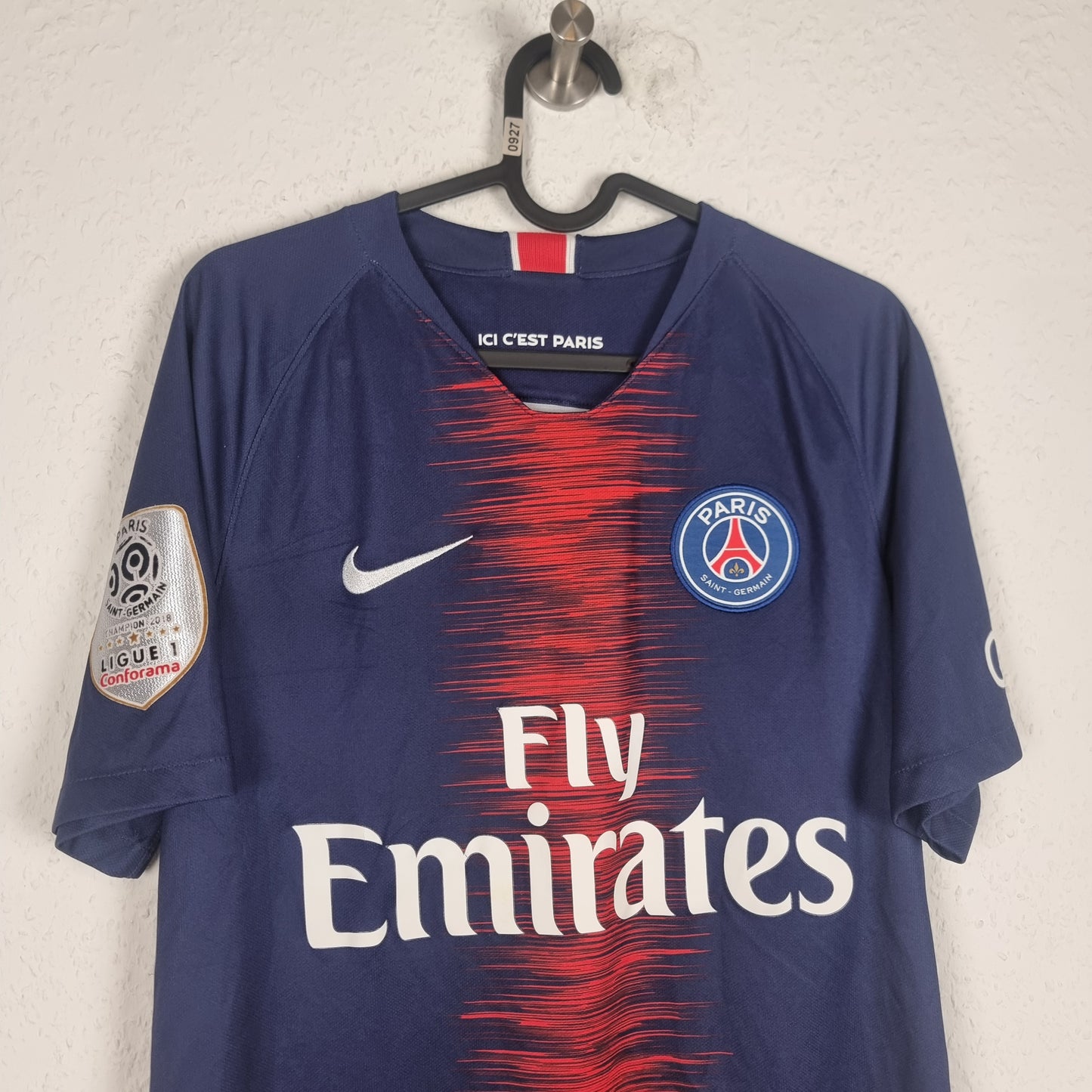 Trikot - Paris Saint-Germain (PSG) - Kylian Mbappe - 2018/2019 - S -Heim