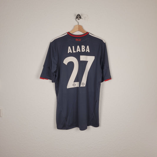 Trikot - FC Bayern München - David Alaba - L - 2010/2011 - matchworn/prepared - drittes