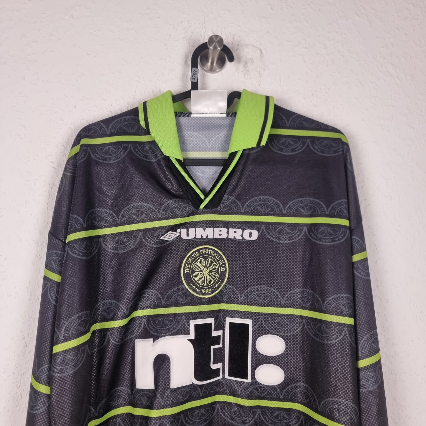Trikot - Celtic Glasgow - Mark Burchill - 1999/2000 - M - Auswärts