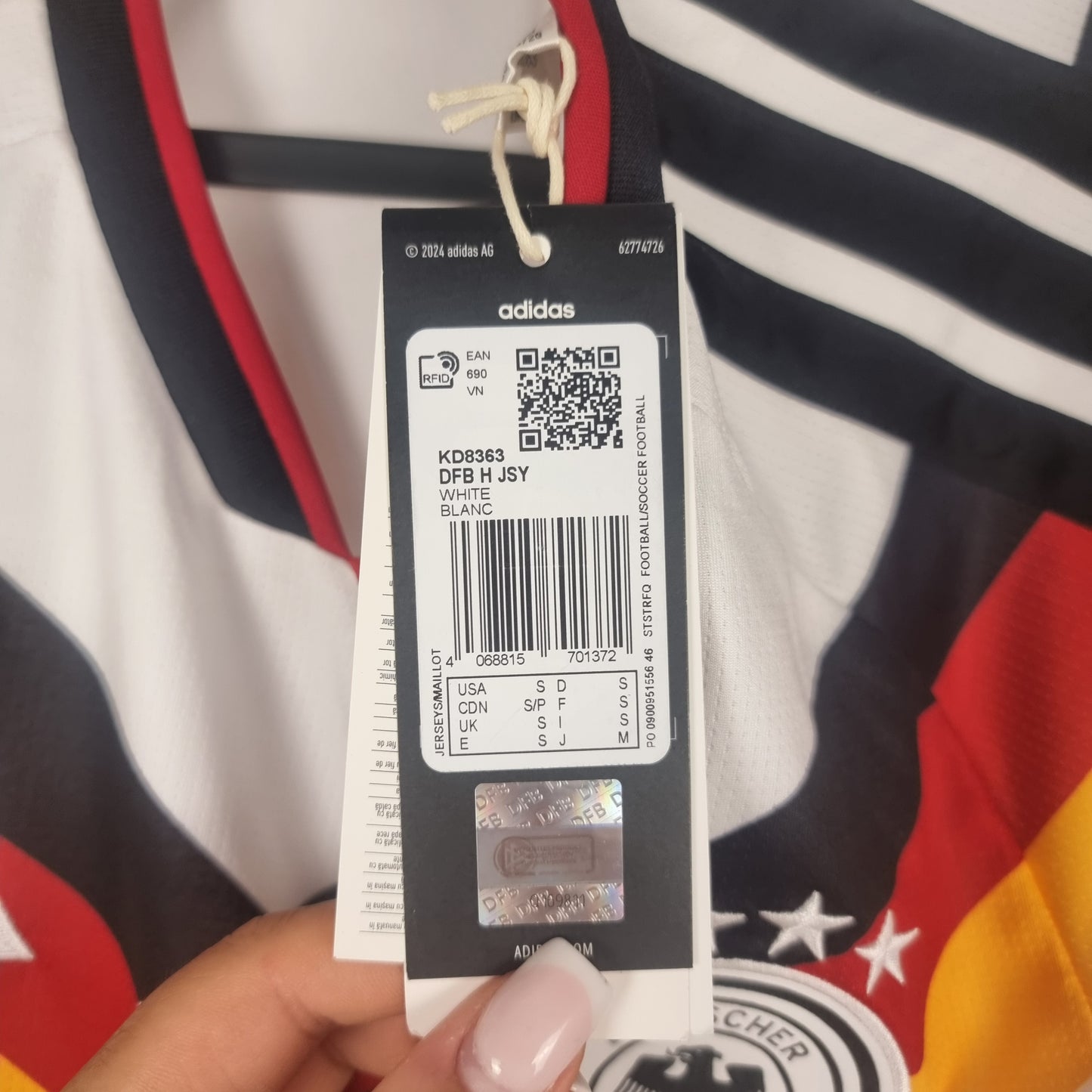Trikot - Deutschland - 2026 - S - Heim - Neu