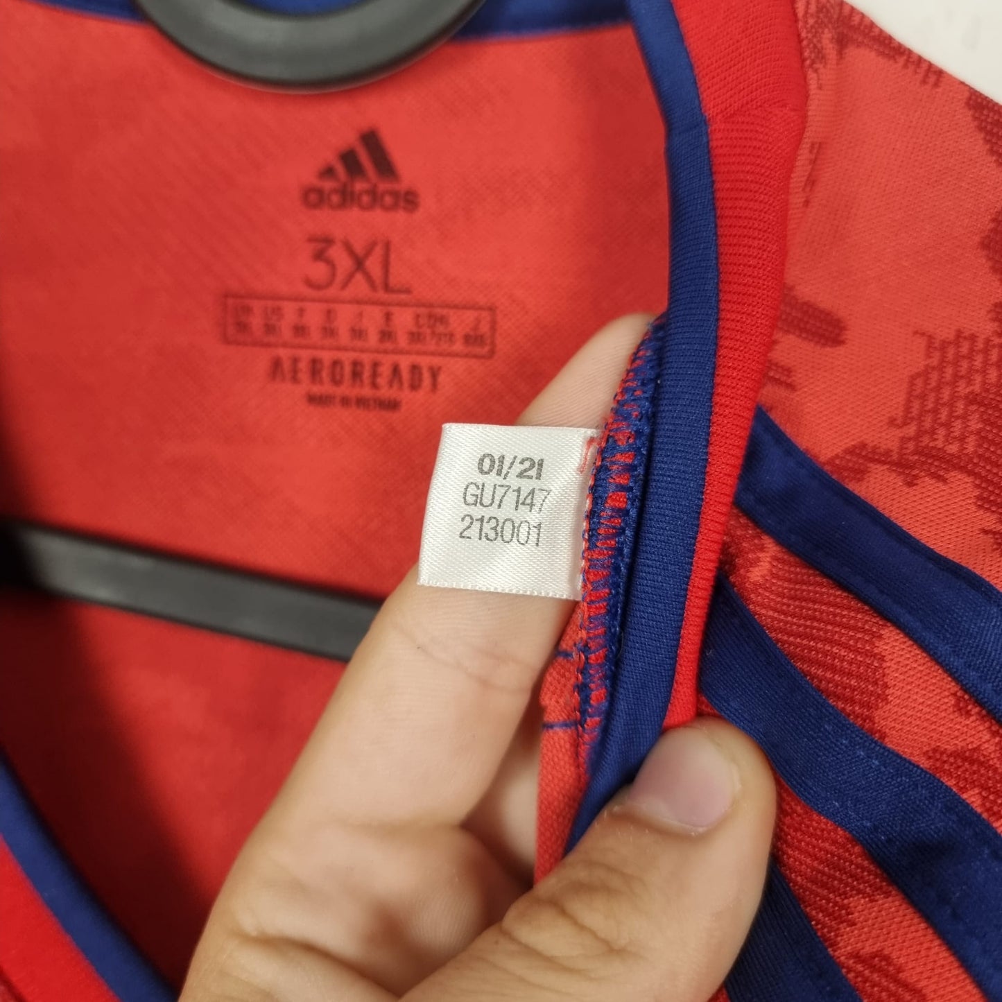 Trikot - Olympique Lyon - 2021/2022 - 3XL - Auswärts