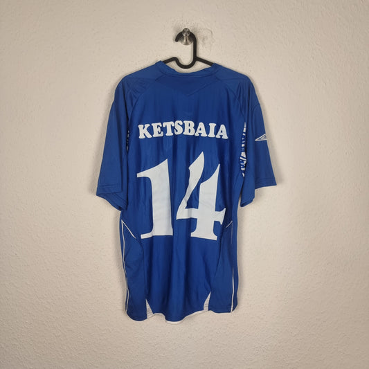 Trikot - Anorthosis Famagusta - Temur Kezbaia - 2007/2008 - L - Auswärts