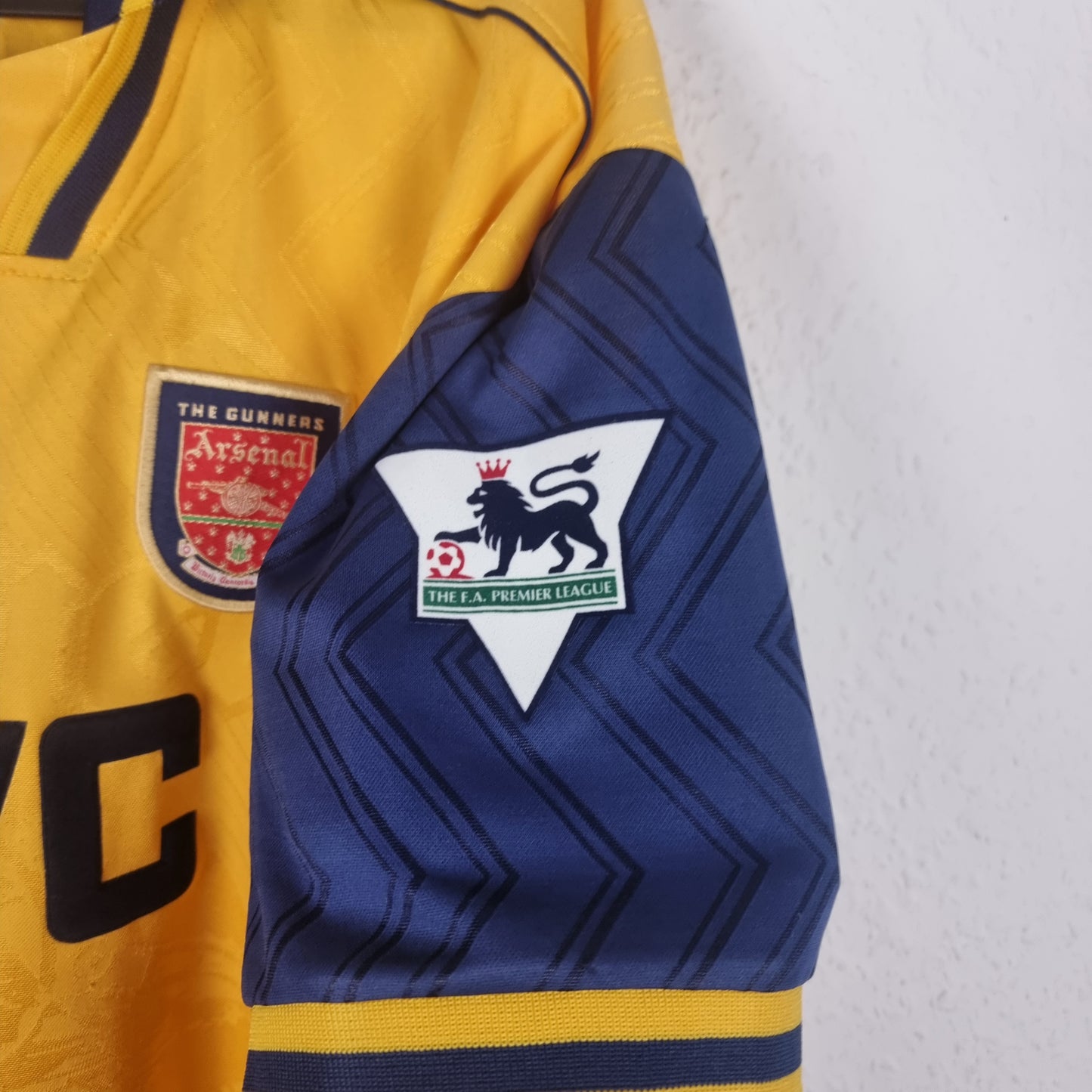 Trikot - Arsenal FC - Dennis Bergkamp - 1996/1997 - XL - Auswärts