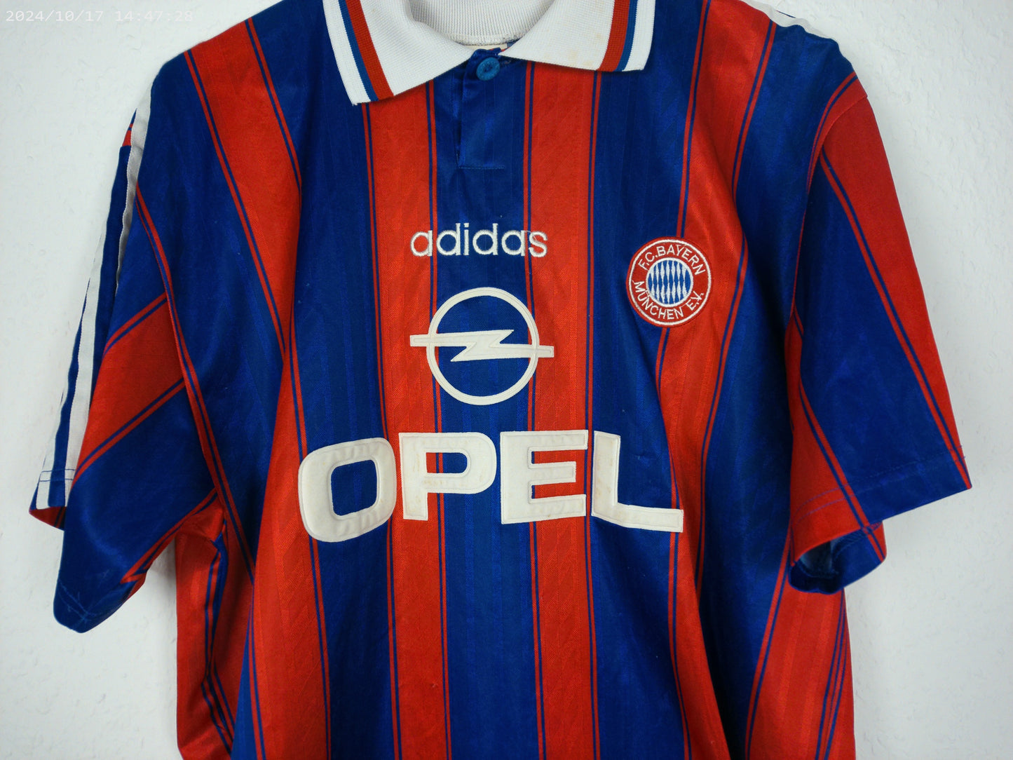 Trikot - FC Bayern München - Christian Nerlinger - 1995/1996 - L - Heim