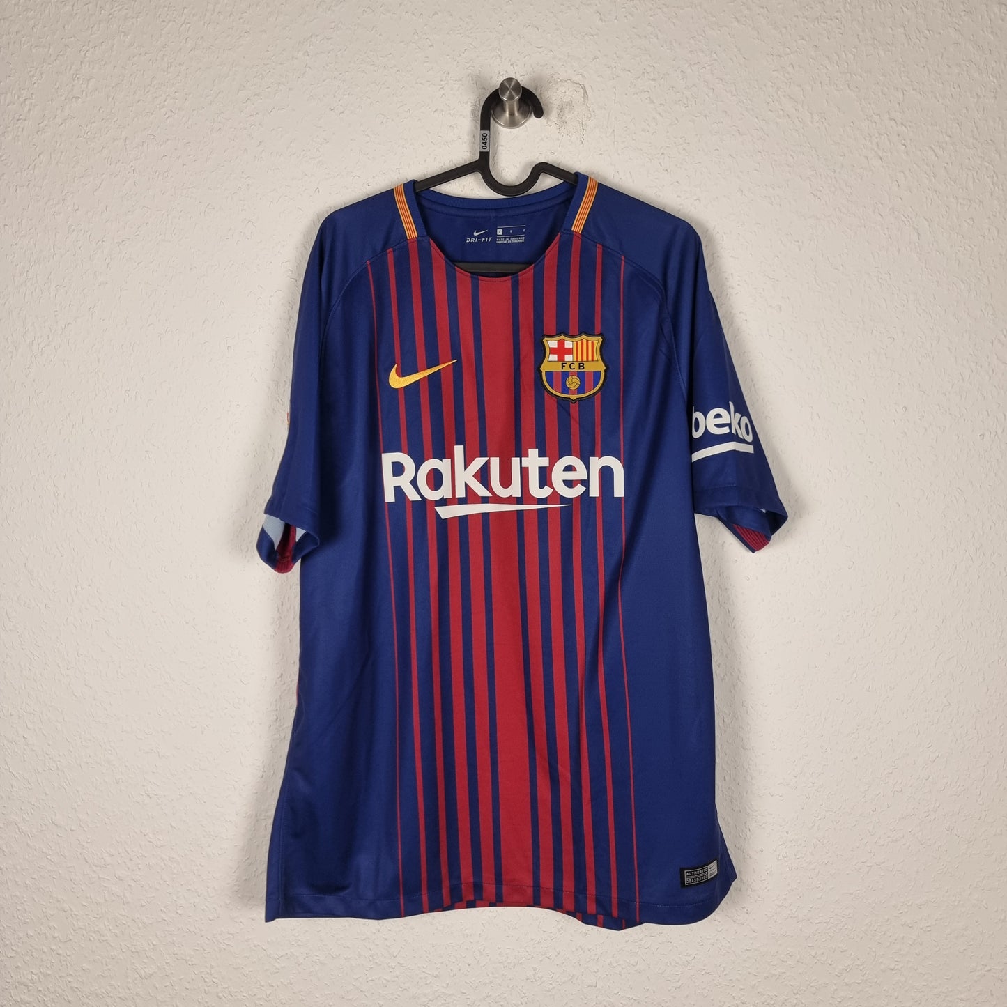 Trikot - FC Barcelona - Lionel Messi - 2017/2018 - L - Heim