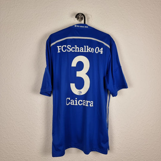 Trikot - Junior Caicara - Schalke 04 - 2015/2016 - L - Heim