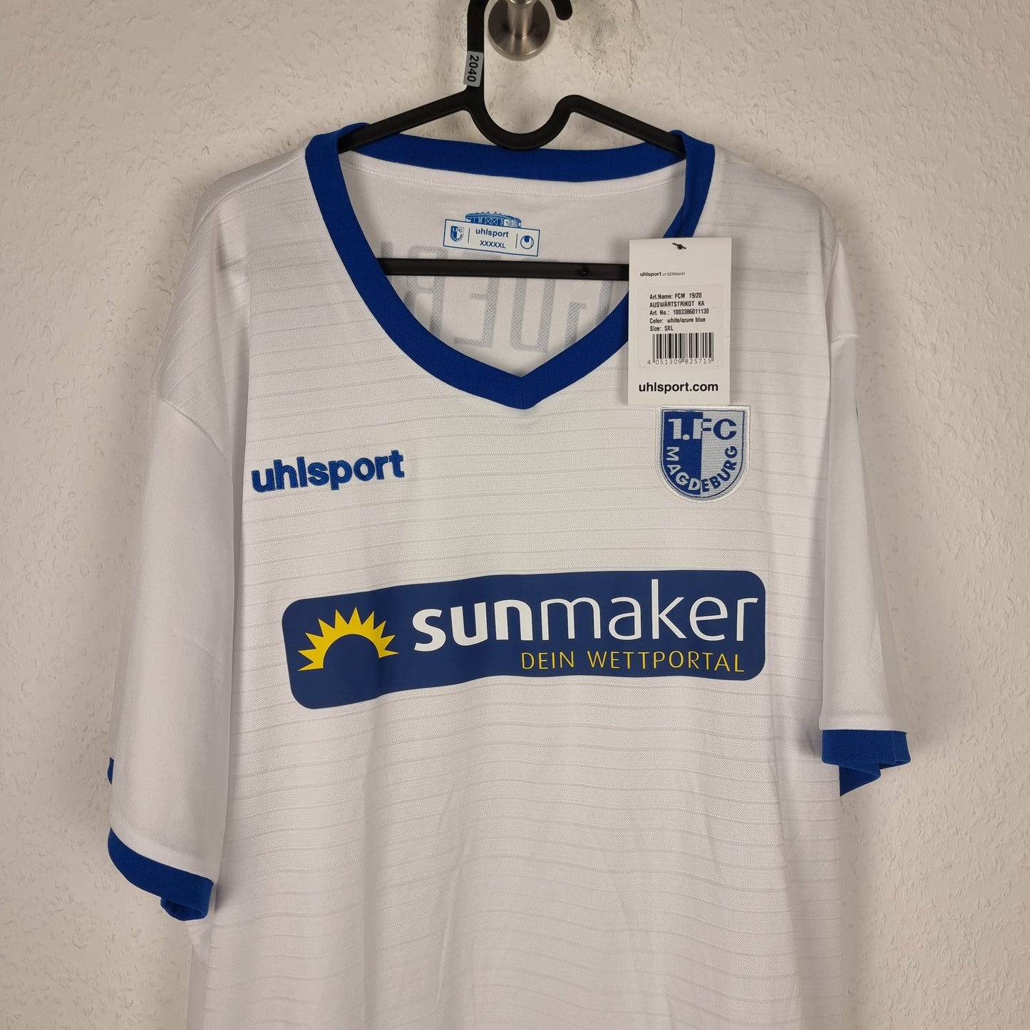 Trikot - 1. FC Magdeburg - 2019/2020 - 5XL - NEU - Auswärts