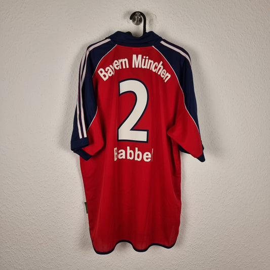 Trikot - FC Bayern München - Markus Babbel - 1999/2000 - XL - Heim - matchworn