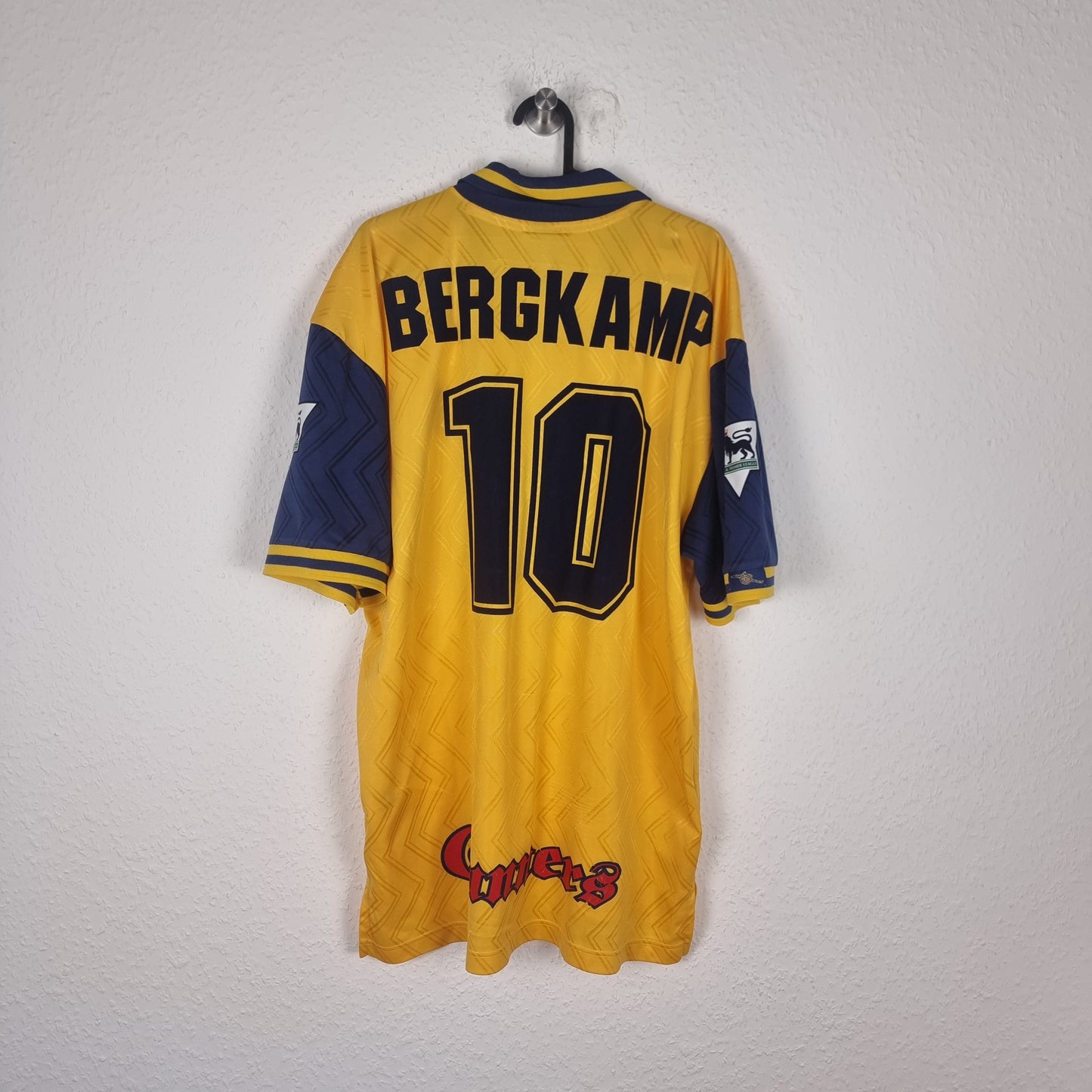 Trikot - Arsenal FC - Dennis Bergkamp - 1996/1997 - XL - Auswärts