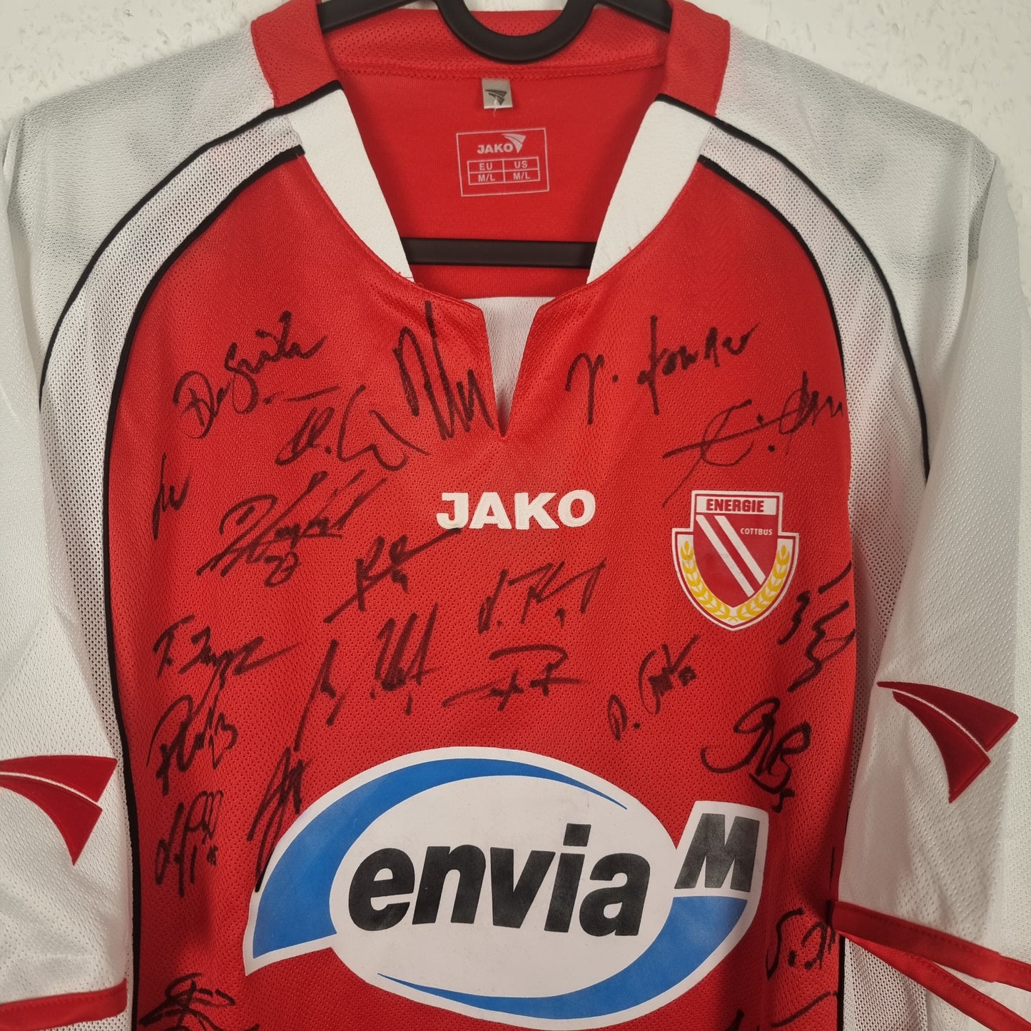 Trikot - Energie Cottbus - 2005/2006 - M/L - Heim - Teamsigniert