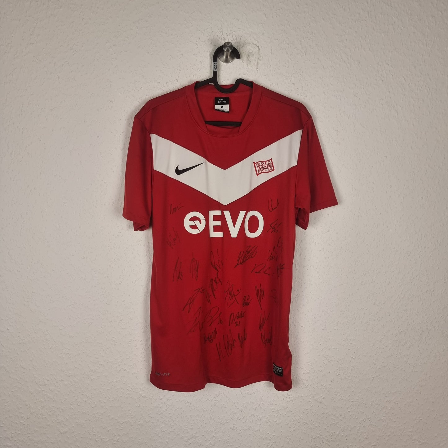 Trikot - Kickers Offenbach - 2011/2012 - S - Heim - Teamsigniert