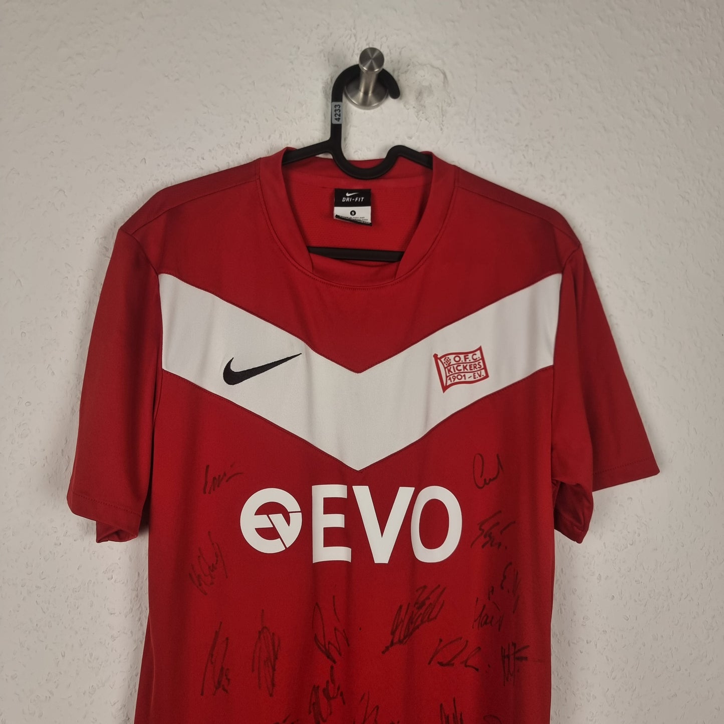 Trikot - Kickers Offenbach - 2011/2012 - S - Heim - Teamsigniert