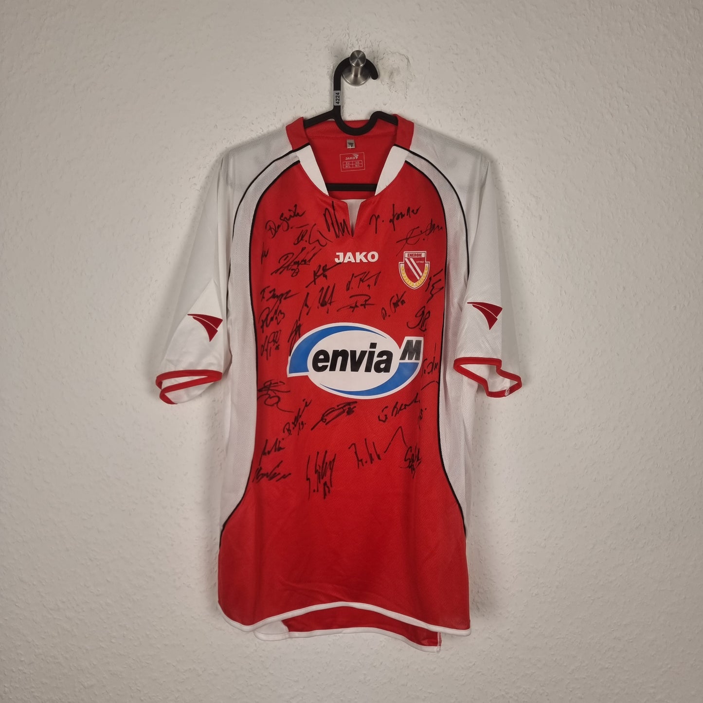 Trikot - Energie Cottbus - 2005/2006 - M/L - Heim - Teamsigniert