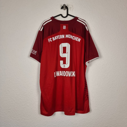 Trikot - Robert Lewandowski - FC Bayern München - 2021/2022 -3XL - Heim