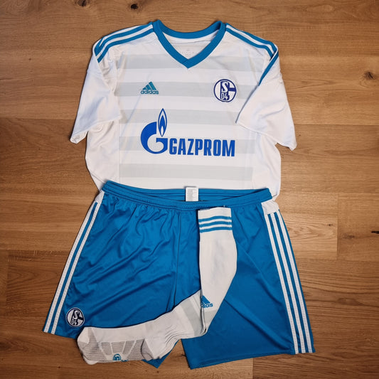 Trikot mit Hose und Stutzen - Schalke 04 - 2015/2016 - XL - Auswärts