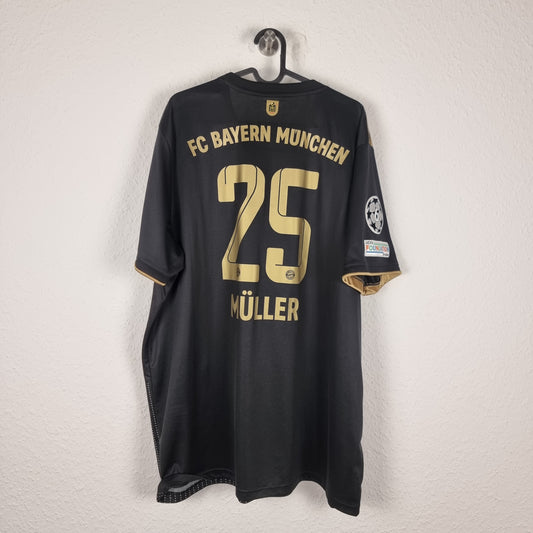 Trikot - FC Bayern München - Thomas Müller - 2021/2022 - XXL - Auswärts