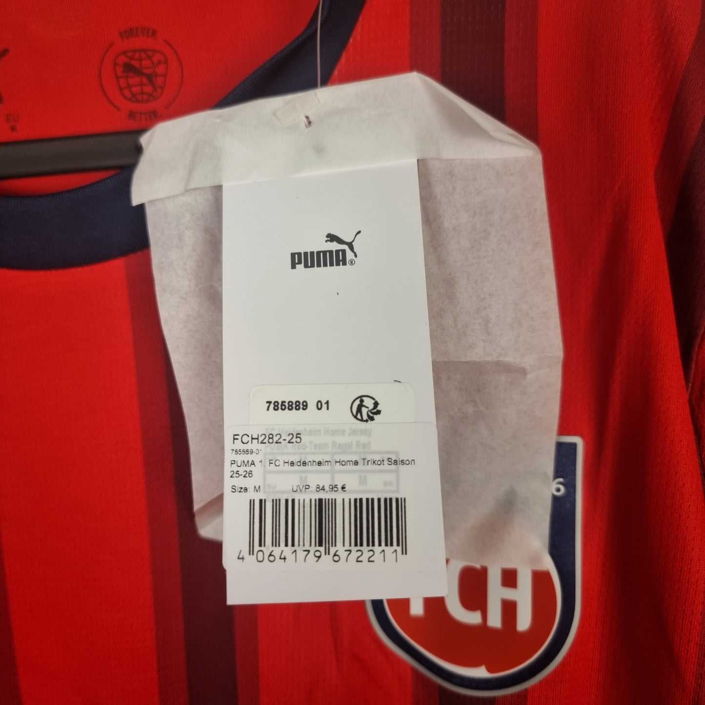 Jersey - 1. FC Heidenheim - 2025/2026 - M - New - Home