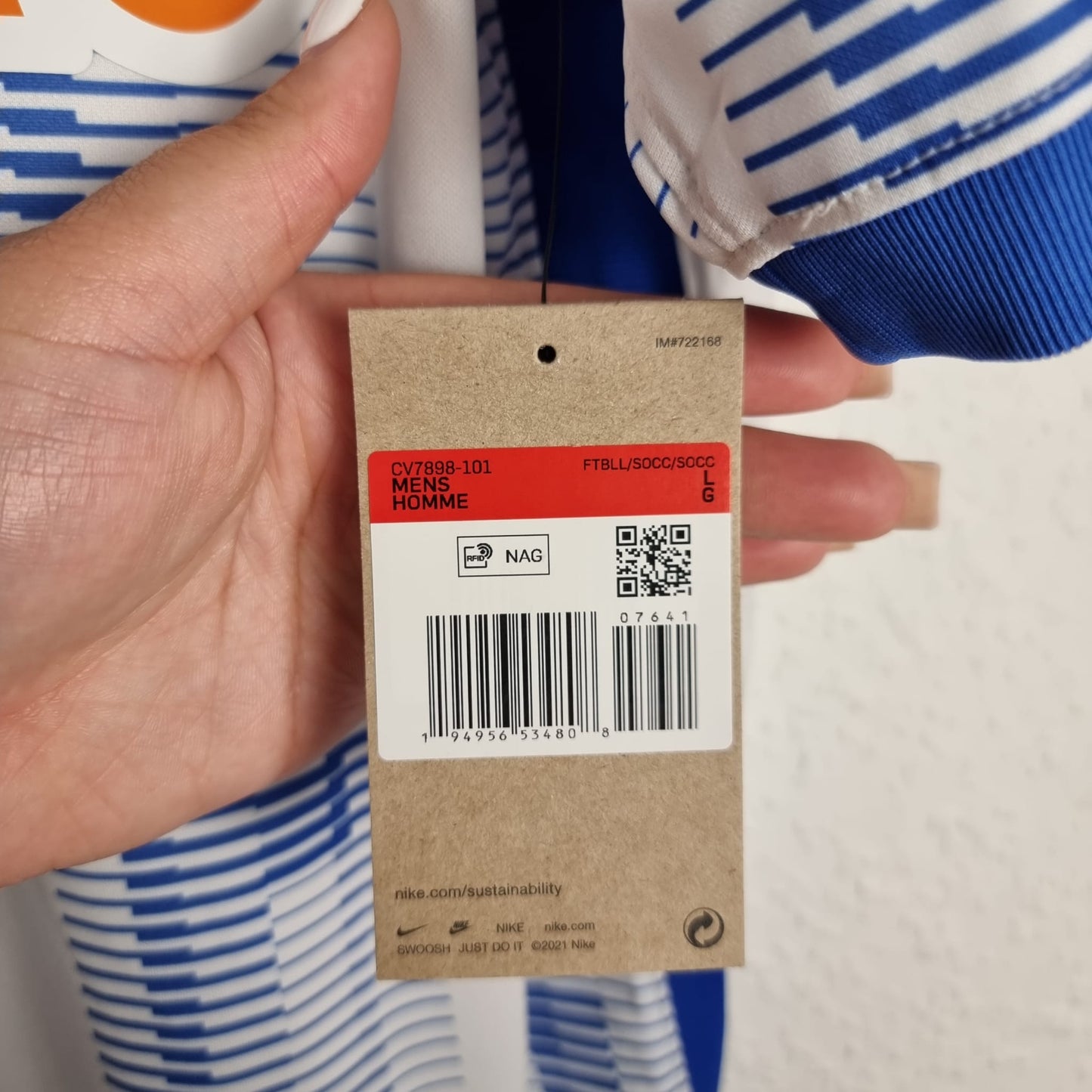 Trikot - Davie Selke - Hertha BSC - 2021/2022 - L - signiert - Neu - Heim