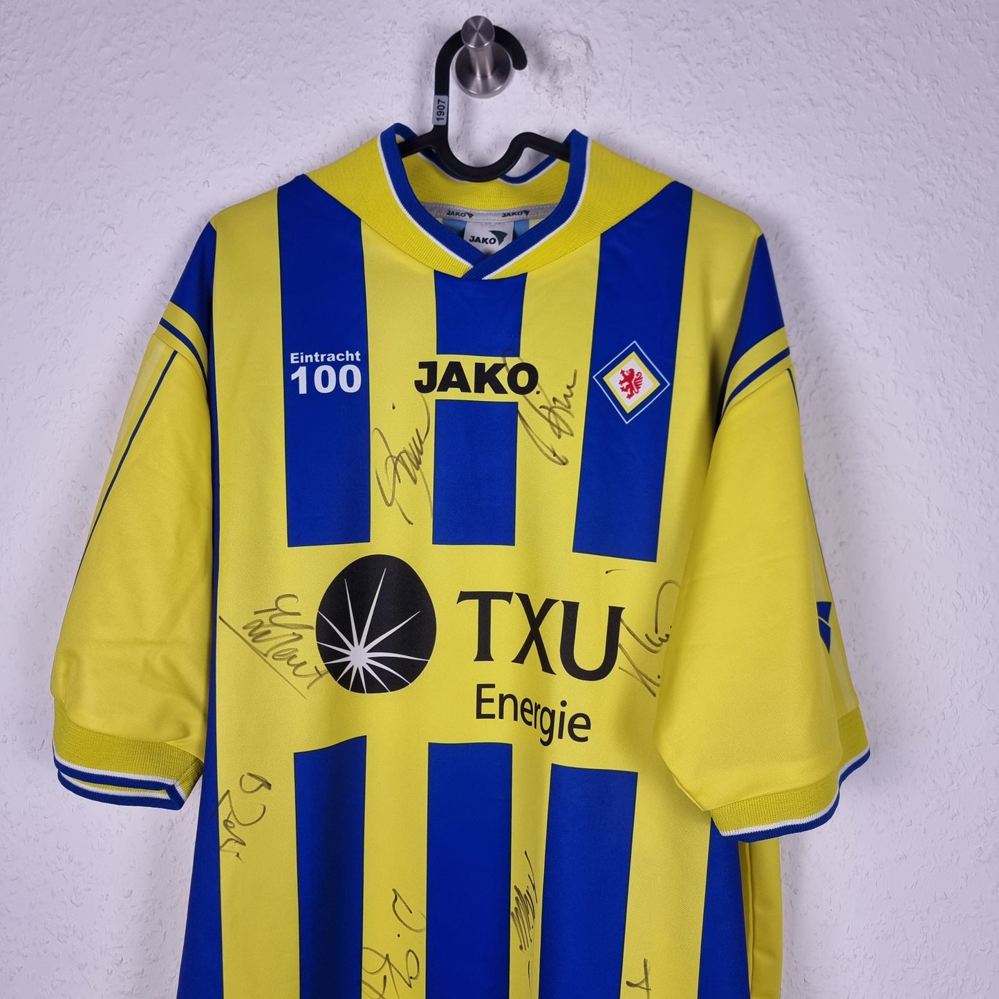 Trikot - Eintracht Braunschweig - 2002/2003 - XL - Neu - teamsigniert - Heim