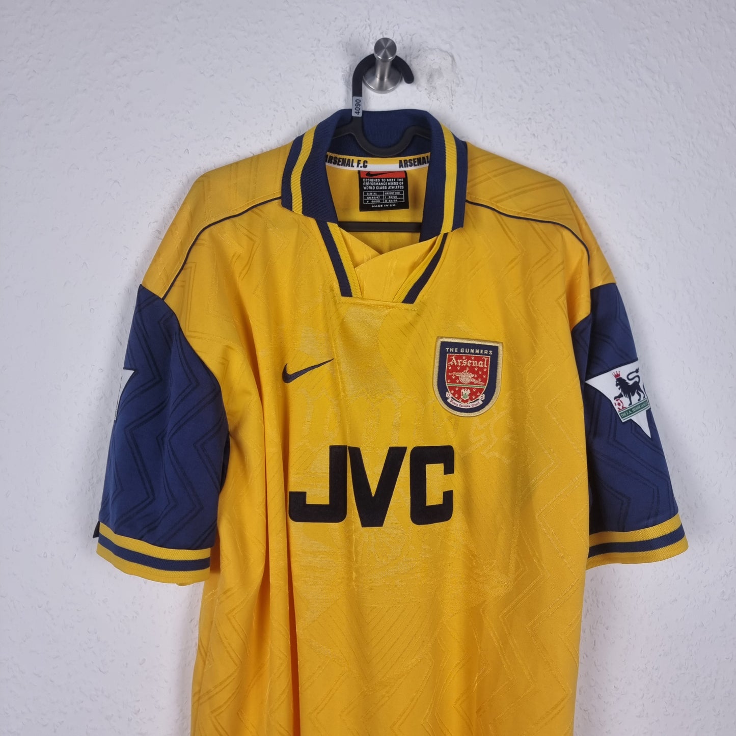 Trikot - Arsenal FC - Dennis Bergkamp - 1996/1997 - XL - Auswärts