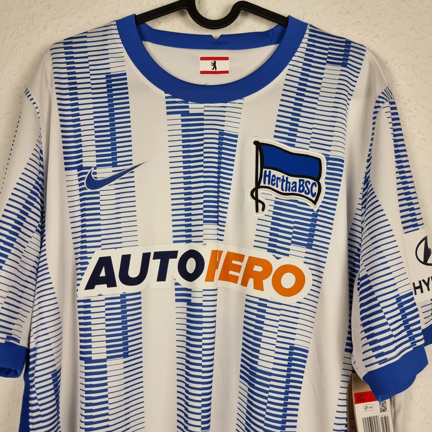 Trikot - Davie Selke - Hertha BSC - 2021/2022 - L - signiert - Neu - Heim