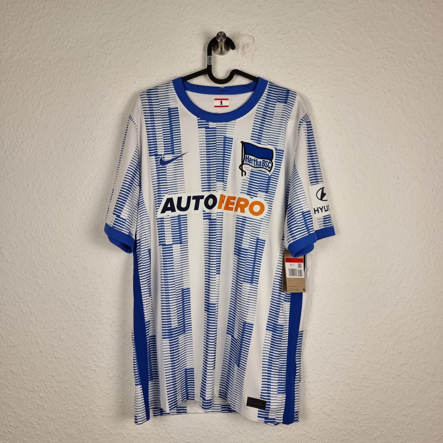 Trikot - Davie Selke - Hertha BSC - 2021/2022 - L - signiert - Neu - Heim