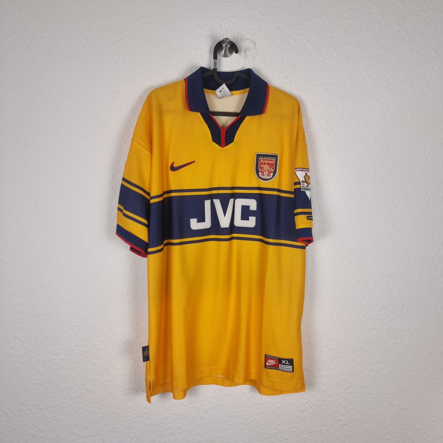Jersey - Arsenal FC - Dennis Bergkamp - 1997/1998 - XL - Away