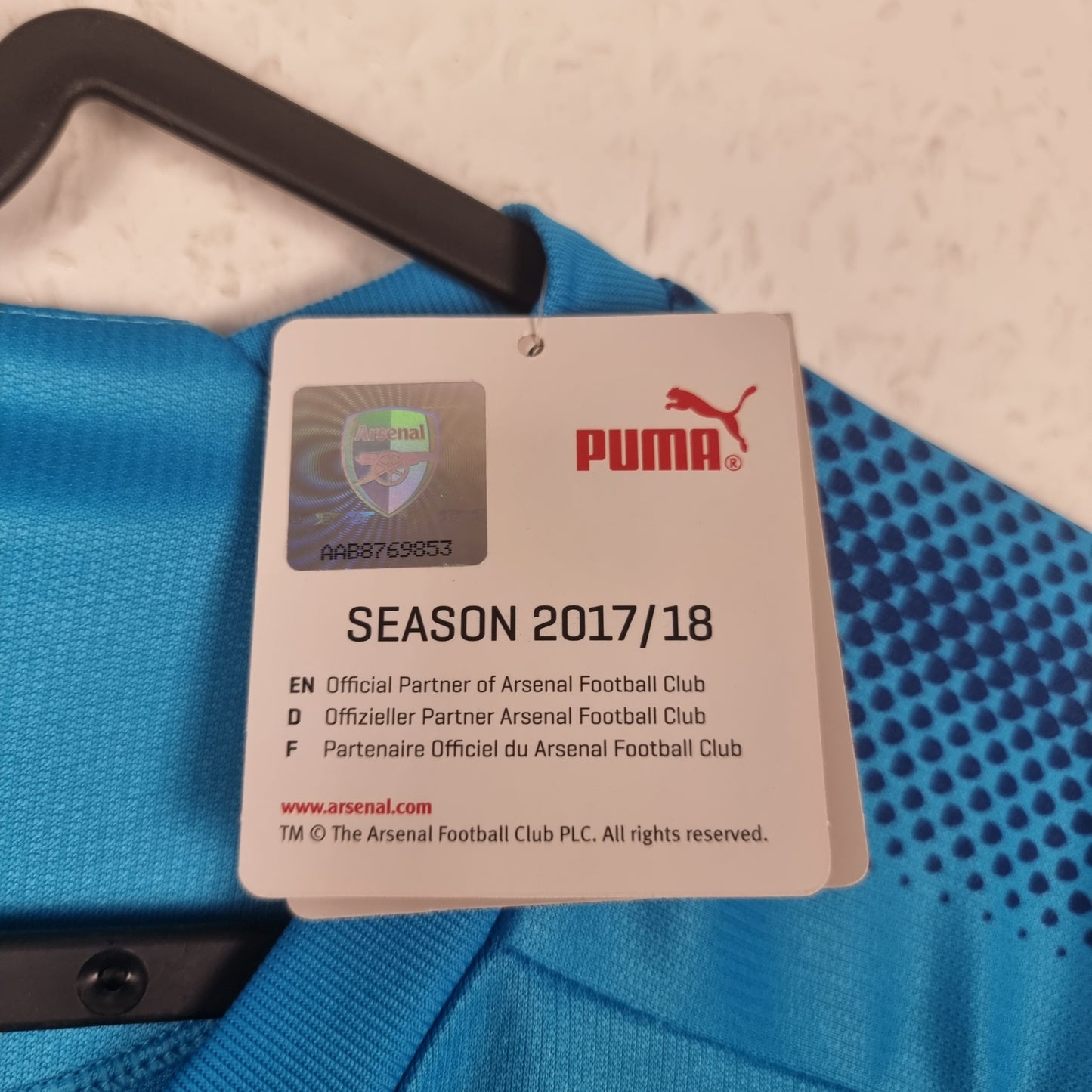 Trikot - Arsenal FC - 2017/2018 - XL - Auswärts - Neu