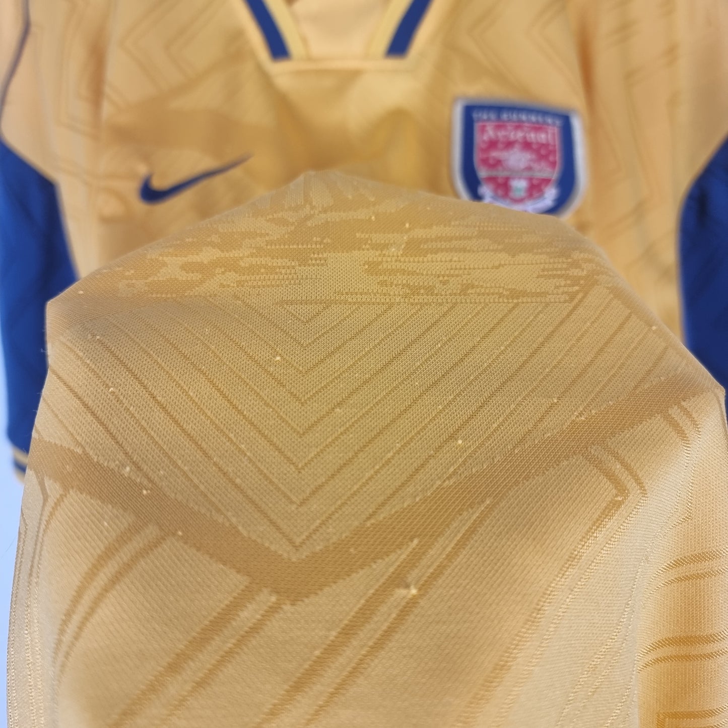 Trikot - Arsenal FC - Dennis Bergkamp - 1996/1997 - XL - Auswärts